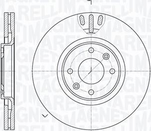 Magneti Marelli 361302040502 - Brake Disc autospares.lv