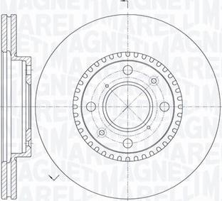 Magneti Marelli 361302040516 - Brake Disc autospares.lv