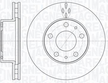 Magneti Marelli 361302040512 - Brake Disc autospares.lv