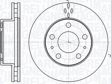 Magneti Marelli 361302040538 - Brake Disc autospares.lv