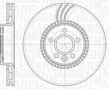 Magneti Marelli 361302040528 - Brake Disc autospares.lv