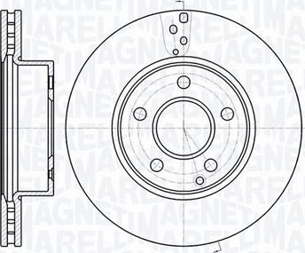 Magneti Marelli 361302040572 - Brake Disc autospares.lv