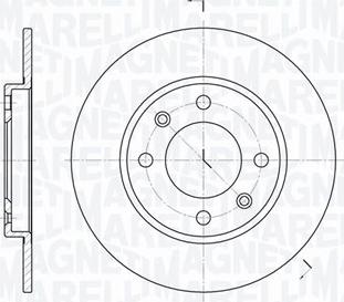 Magneti Marelli 361302040695 - Brake Disc autospares.lv