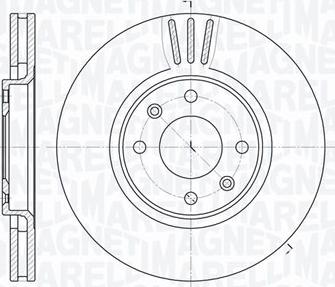 Magneti Marelli 361302040696 - Brake Disc autospares.lv