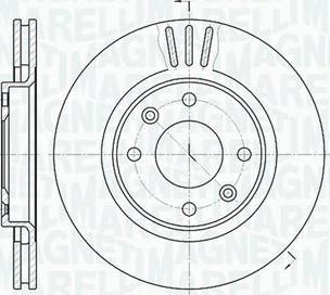 Magneti Marelli 361302040690 - Brake Disc autospares.lv