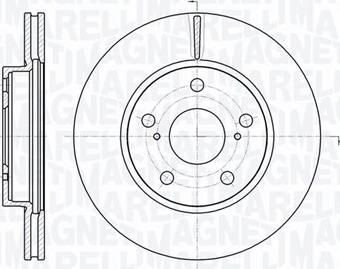 Magneti Marelli 361302040644 - Brake Disc autospares.lv