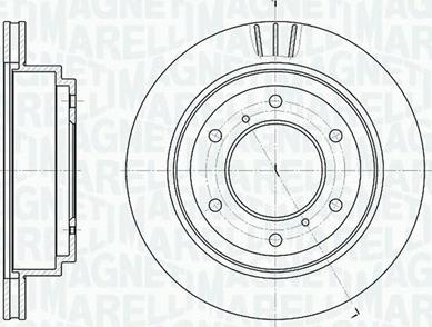 Magneti Marelli 361302040642 - Brake Disc autospares.lv