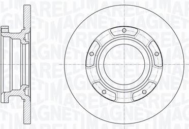 Magneti Marelli 361302040655 - Brake Disc autospares.lv