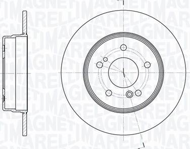 Magneti Marelli 361302040650 - Brake Disc autospares.lv