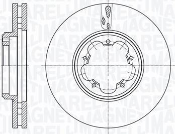 Magneti Marelli 361302040653 - Brake Disc autospares.lv