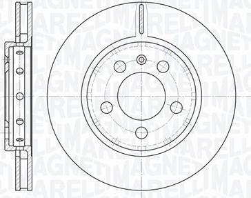 Magneti Marelli 361302040669 - Brake Disc autospares.lv