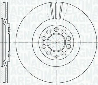 Magneti Marelli 361302040660 - Brake Disc autospares.lv