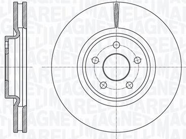 Magneti Marelli 361302040668 - Brake Disc autospares.lv