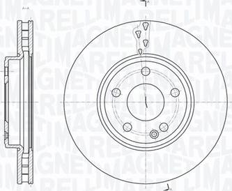 Magneti Marelli 361302040604 - Brake Disc autospares.lv