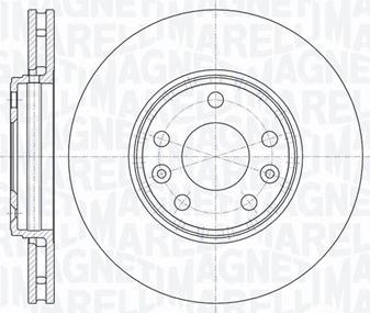 Magneti Marelli 361302040606 - Brake Disc autospares.lv