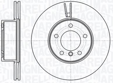 Magneti Marelli 361302040600 - Brake Disc autospares.lv