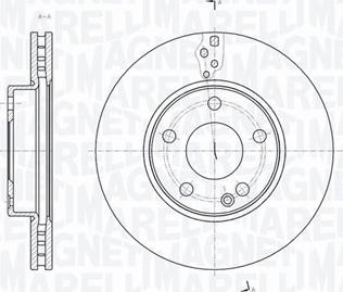 Magneti Marelli 361302040602 - Brake Disc autospares.lv