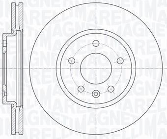 Magneti Marelli 361302040610 - Brake Disc autospares.lv