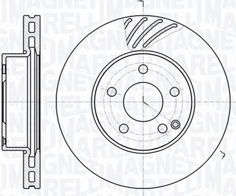 Magneti Marelli 361302040680 - Brake Disc autospares.lv