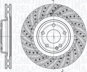 Magneti Marelli 361302040624 - Brake Disc autospares.lv