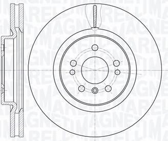 Magneti Marelli 361302040628 - Brake Disc autospares.lv