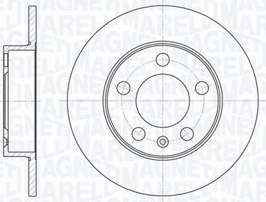 Magneti Marelli 361302040677 - Brake Disc autospares.lv