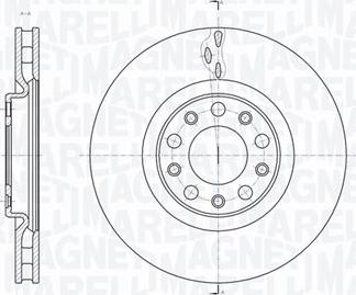 Magneti Marelli 361302040144 - Brake Disc autospares.lv