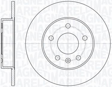 Magneti Marelli 361302040141 - Brake Disc autospares.lv