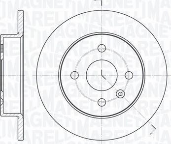 Magneti Marelli 361302040143 - Brake Disc autospares.lv