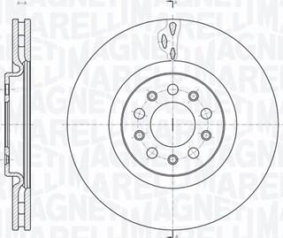 Magneti Marelli 361302040142 - Brake Disc autospares.lv