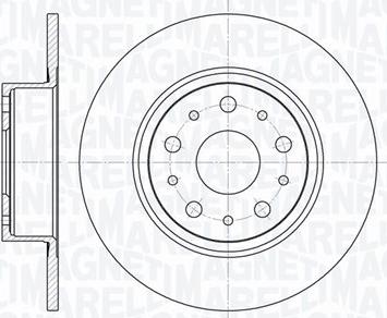 Magneti Marelli 361302040155 - Brake Disc autospares.lv