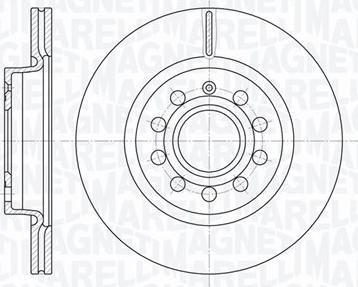 Magneti Marelli 361302040152 - Brake Disc autospares.lv