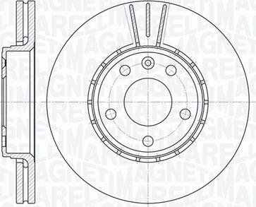 Magneti Marelli 361302040164 - Brake Disc autospares.lv