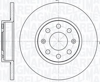 Magneti Marelli 361302040165 - Brake Disc autospares.lv