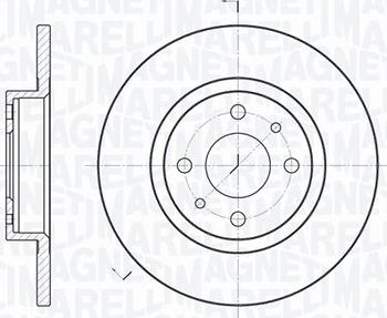 Magneti Marelli 361302040167 - Brake Disc autospares.lv