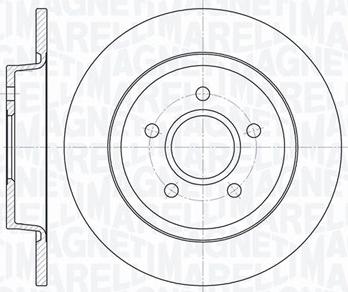 Magneti Marelli 361302040109 - Brake Disc autospares.lv