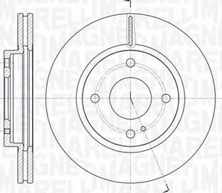 Magneti Marelli 361302040108 - Brake Disc autospares.lv