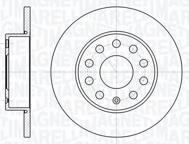 Magneti Marelli 361302040117 - Brake Disc autospares.lv