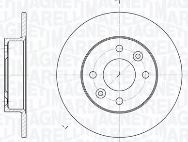 Magneti Marelli 361302040183 - Brake Disc autospares.lv