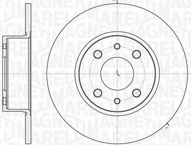 Magneti Marelli 361302040187 - Brake Disc autospares.lv