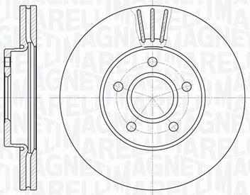 Magneti Marelli 361302040136 - Brake Disc autospares.lv