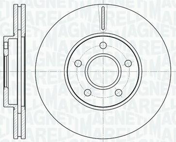 Magneti Marelli 361302040130 - Brake Disc autospares.lv