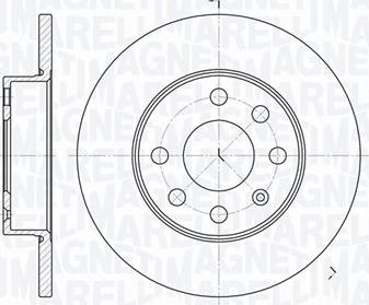 Magneti Marelli 361302040129 - Brake Disc autospares.lv