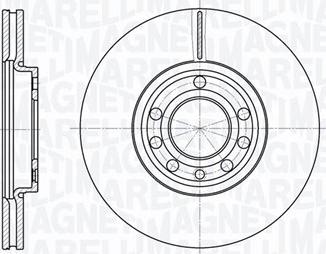 Magneti Marelli 351344620500 - Brake Disc autospares.lv