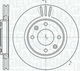 Magneti Marelli 361302040174 - Brake Disc autospares.lv