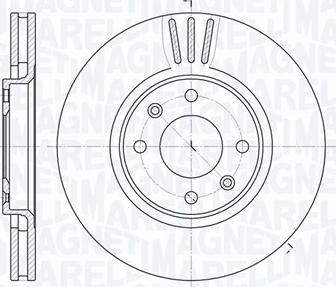 Magneti Marelli 361302040172 - Brake Disc autospares.lv