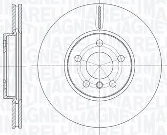 Magneti Marelli 361302040802 - Brake Disc autospares.lv