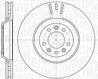 Magneti Marelli 361302040814 - Brake Disc autospares.lv