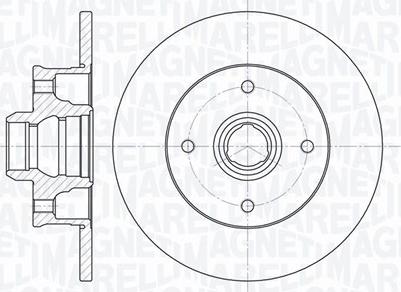 Magneti Marelli 361302040815 - Brake Disc autospares.lv