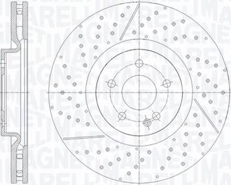 Magneti Marelli 361302040810 - Brake Disc autospares.lv